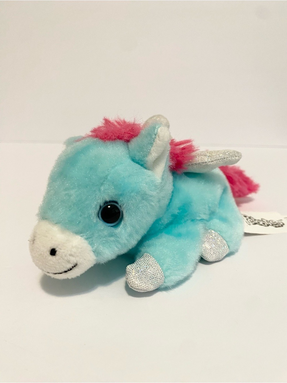 Russ Petooties Pegasus Unicorn Plush Mini 5” Stuffed Animal Toy Blue Pink Lovey